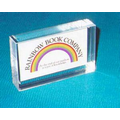 Business Card Holder Desktop Sandwichment Plaque (4"x4"x1/2")